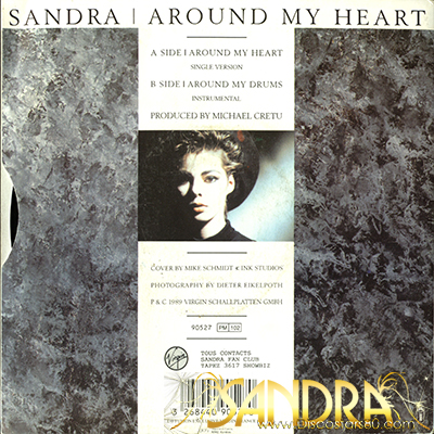 Around My Heart (1989) back side