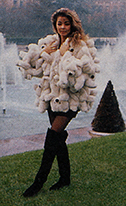 1988 фотосессия у фонтанов Трокадеро в Париже