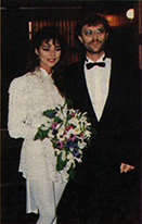 1988 свадебная фотосессия с Михелем Крету